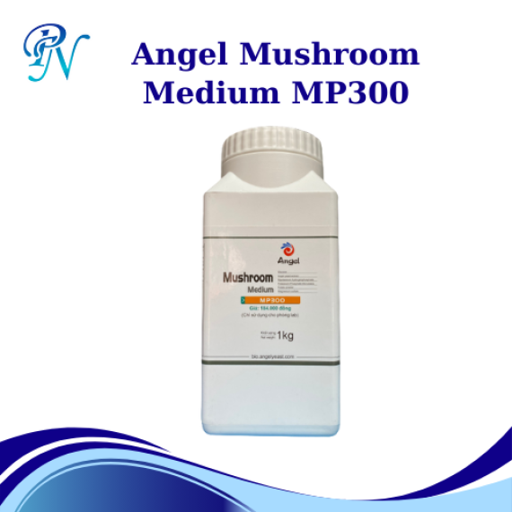 Angel Mushroom Medium MP300 – Hỗn Hợp Dinh Dưỡng Cho Môi Trường Trồng Nấm - Chai 1kg