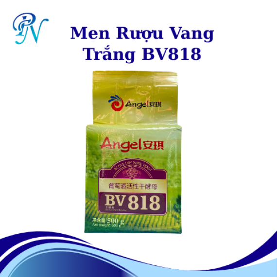 Men Rượu Vang Trắng BV818 - Dùng Để Lên Men Các Loại Trái Cây Như Nho Xanh, Vải, Bưởi, Thanh Long Trắng - Gói 500g
