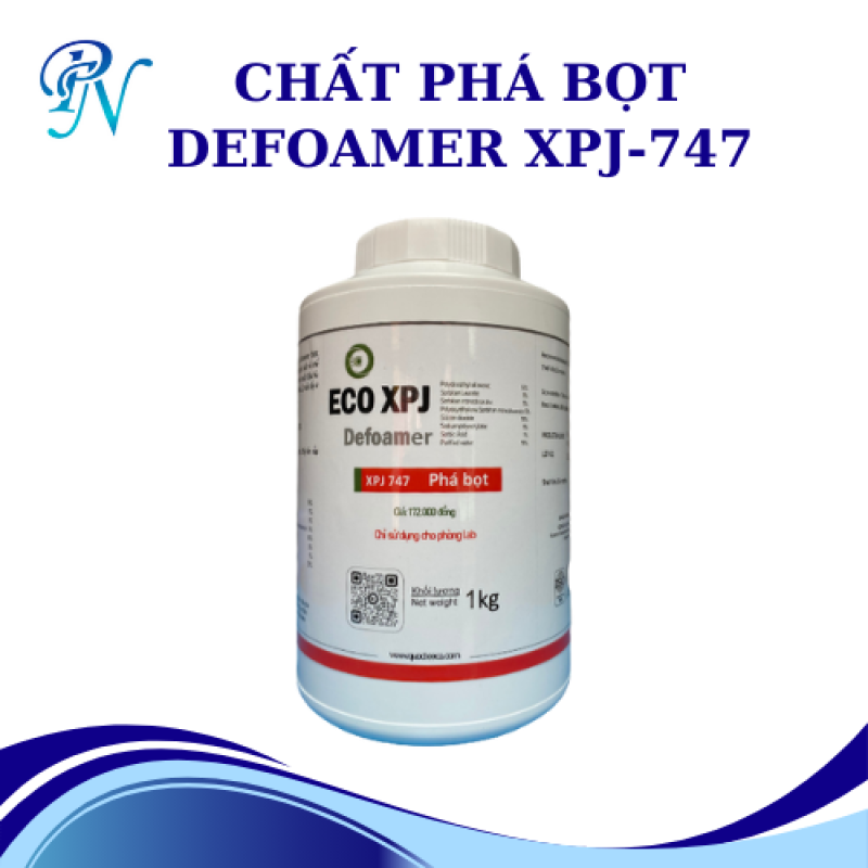CHẤT PHÁ BỌT DEFOAMER XPJ-747 – Dùng Cho Thực Phẩm – Chai 1 Kg